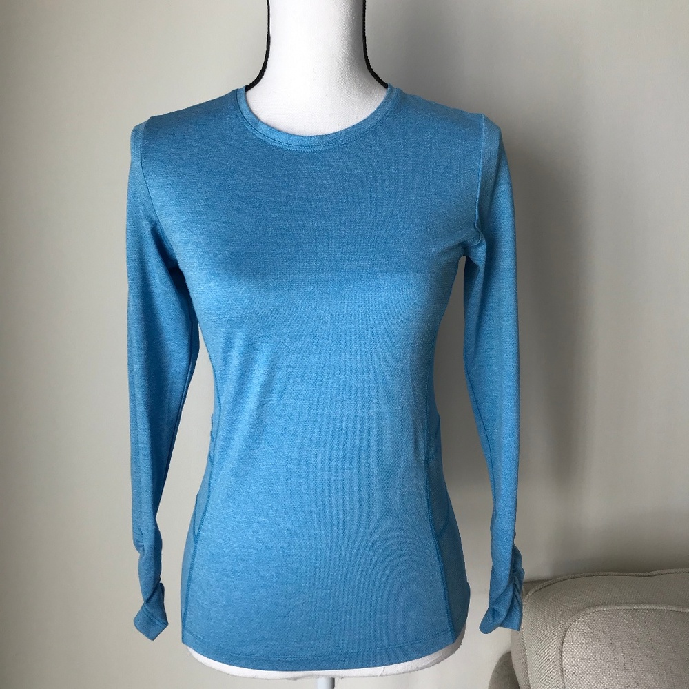 Lukka Lux Sky Blue Active Long Sleeve Top